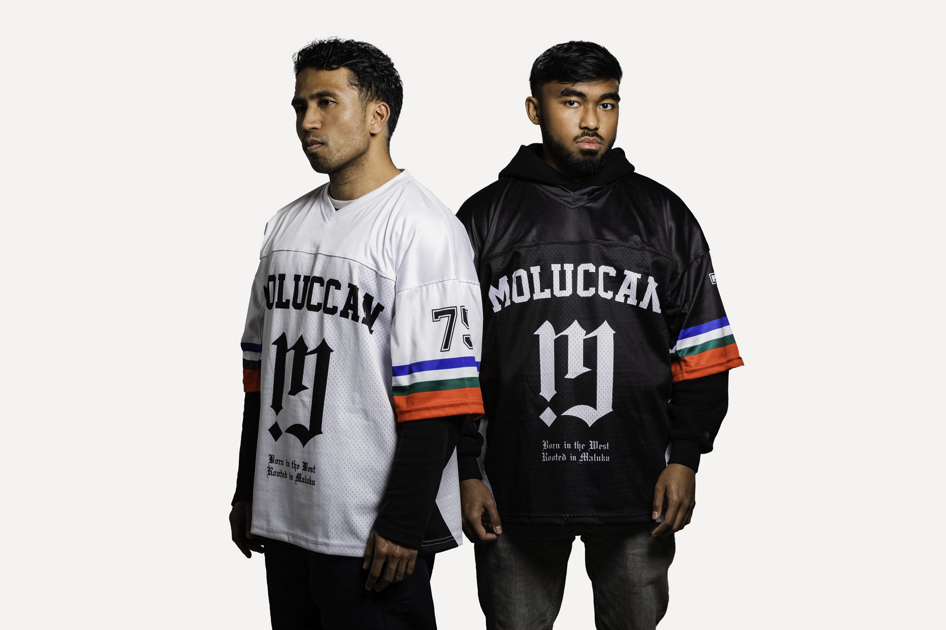 MATAGI Moluccan Jersey Black — Molukse jersey campaign image