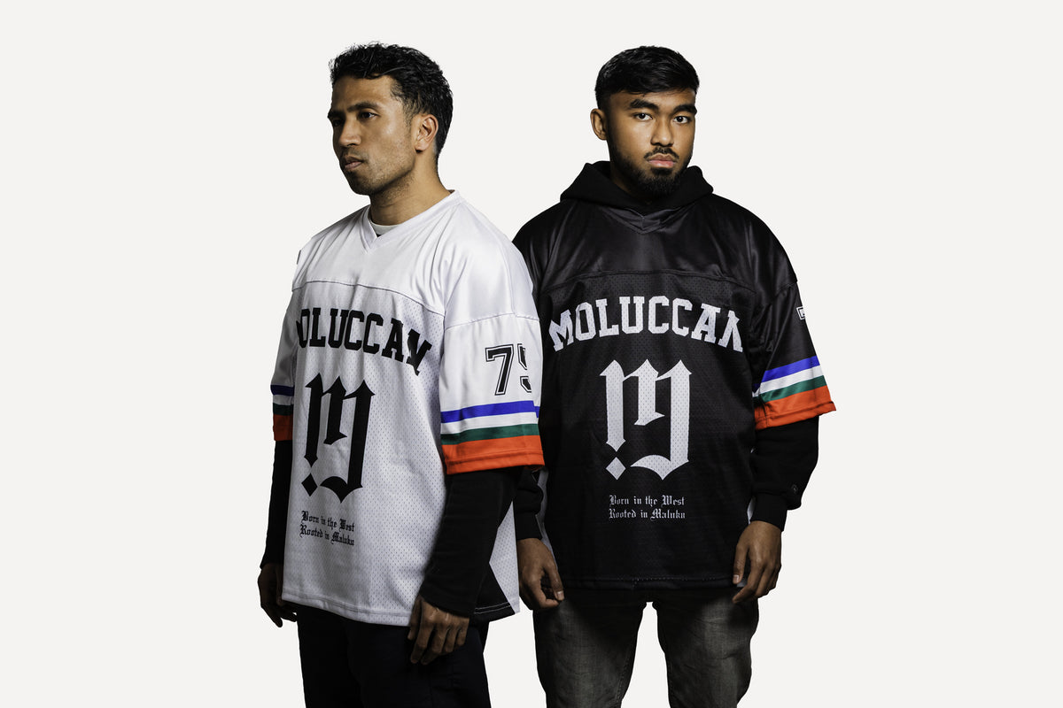 MATAGI Moluccan Jersey Black — Molukse jersey campaign image