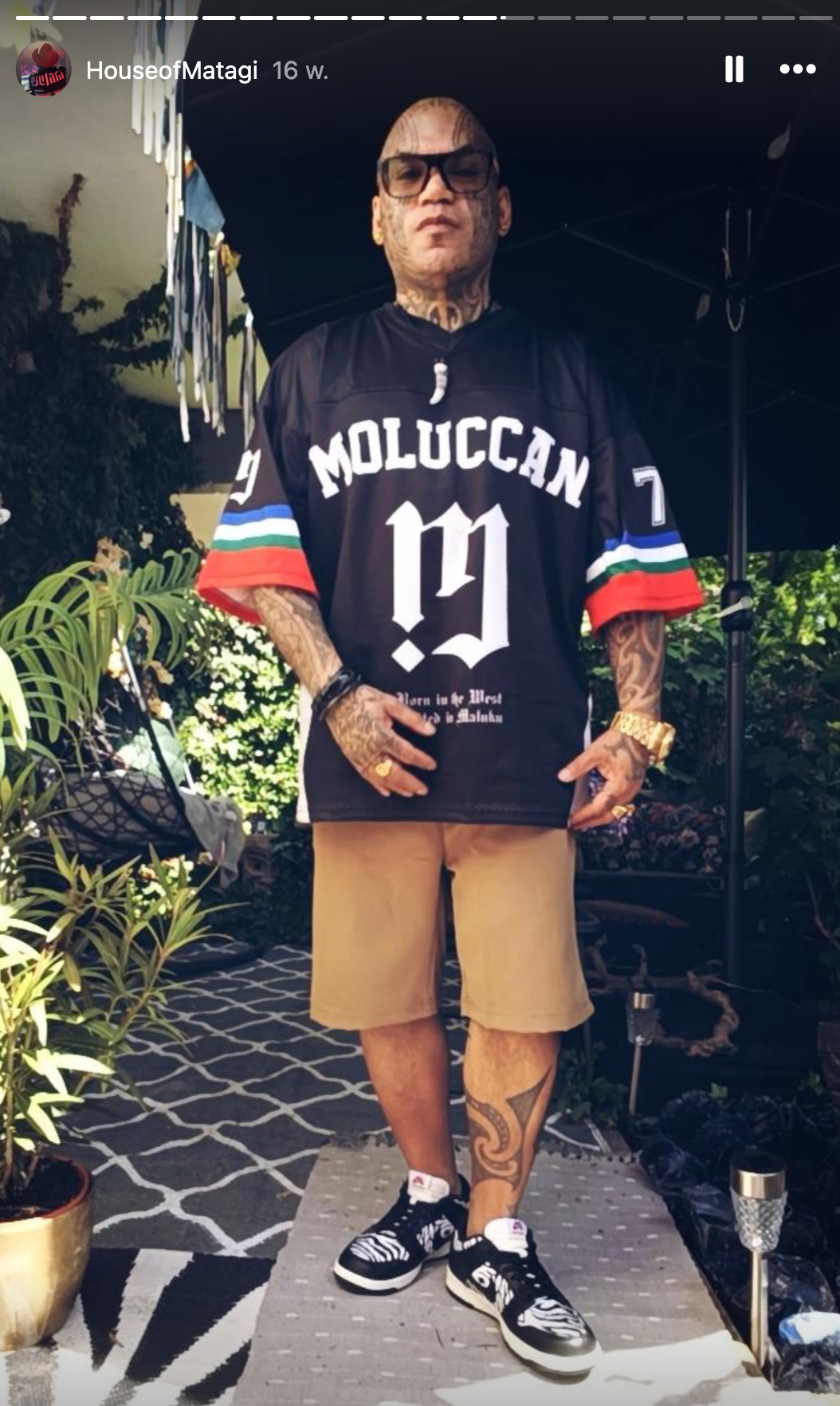 MATAGI community portrait wearing the Moluccan jersey