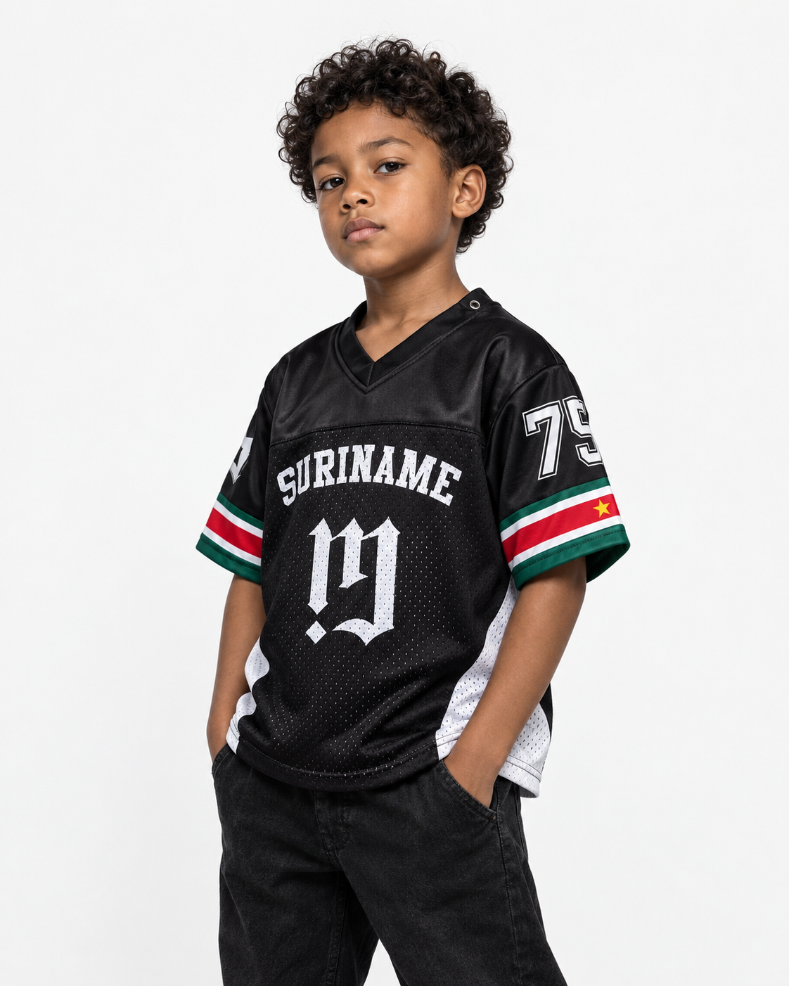 Matagi Suriname Kids Jersey Black (DROP 001)